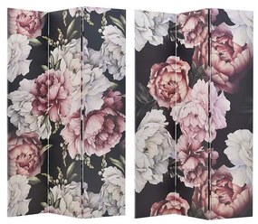 Paravan dublu fatetat Flowers 120 cm x 180 cm