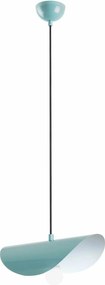 Lustra EGER, turcoaz, metal, 30x20x17-106 cm