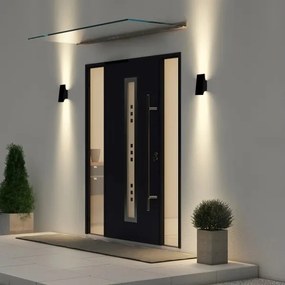 Viking - Aplică solară de perete LED dimabilă, 1,5W, 3,7V, IP65, 4000K, 2000 mAh