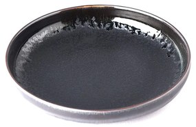 Farfurie din ceramică cu margine înaltă MIJ Matt, ø 22 cm, negru