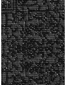 Covor tip traversă pentru interior și exterior alb-negru 80x250 cm Duet Kona – NORTHRUGS