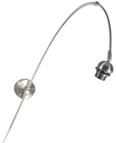 Lampa de perete moderna din otel fara abajur - Boog