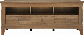 Comoda TV BERGEN RTV3S, stejar auriu, PAL, 156x47x64 cm
