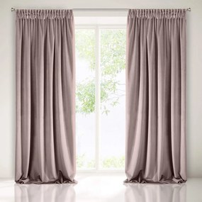 Set Draperie dormitor living Julietta Roz Prăfuit - 240