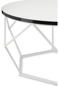 Măsuță de cafea DIAMOND 40x70 cm negru/alb