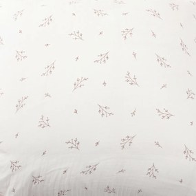Lenjerie de pat din muselină Matex Crenguțe, 140 x 200 cm, 70 x 90 cm