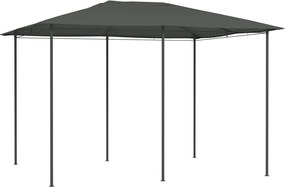 vidaXL Pavilion, antracit, 3x4x2,6 m, 160 g/m²