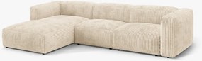 Coltar modular Martina corduroy Tilia L332 cm