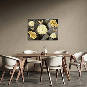 Tablou pe sticlă - Decor II. (70x50 cm)