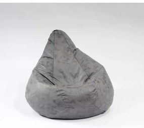 Fotoliu puf copii, Nirvana Light Pufrelax, Material Textil - Moon Grey