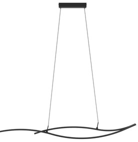 Lustră LED pe cablu Eglo 901207 GRISOLIA LED/20W/230V 4000K negru