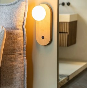 Aplica de perete din bambus natur Java