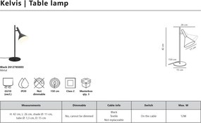 Veioza design nordic modern Kelvis