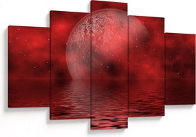 Tablou - Luna pe nivelul apei (150x105 cm)