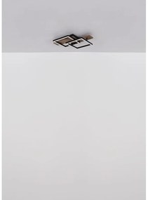 Plafoniera LED design slim JEFFRY aspect lemn 67350-16 GL