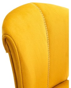 Scaune de dining galbene 2 buc. Simbra – Marckeric
