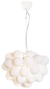 Lustră pe cablu ByRydens 4200440-5002 GROSS 8xG9/4W/230V alb