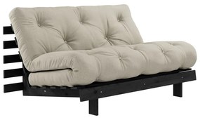 Canapea extensibilă bej 140 cm Roots - Karup Design