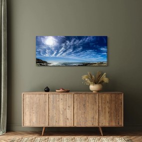 Tablou cu cerul și nori (120x50 cm)