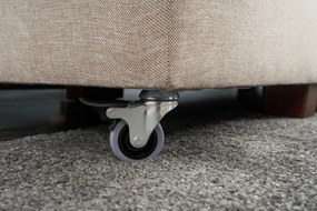 Coltar Extensibil Petra Crem, Stanga, 282 x 85 x 206 cm