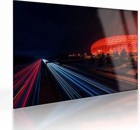 Tablou pe sticlă cu autostrada (70x50 cm)