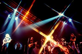 Fotografie Concert of rock band Pink Floyd, Paris, France, 1977