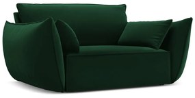 Fotoliu verde închis cu tapițerie din catifea Vanda – Mazzini Sofas