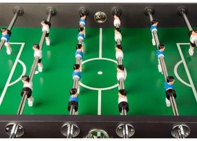 Fotbal de masă profesional Leeds, 140 x 73 x 87 cm, negru