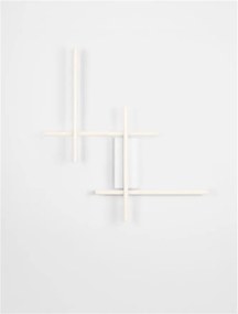 Aplica de perete LED design modern APECHO alb