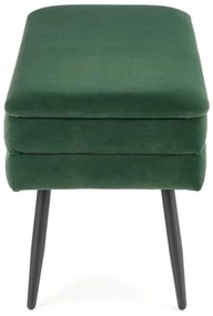 Scaun Velva 1, verde/negru