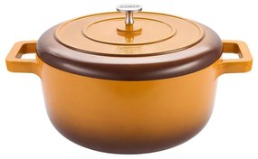 Oală din aluminiu turnat cu capac 26x12.5 cm, 5.8L – Cooking by Heinner, Colecția Origini by Nicolai Tand HR-BJK-C26, cu distribuție uniformă a