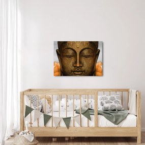 Tablou cu statuie cu detaliu a feței (70x50 cm)