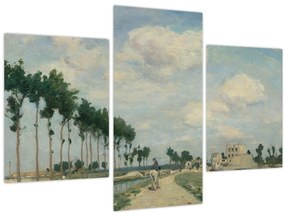 Tablou - Johan Barthold Jongkind, The Towpath, reproducere (90x60 cm)