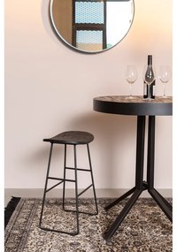 Scaun de bar negru 2 buc. (înălțime șezut 62 cm) Tangle – White Label