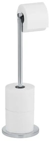 WENKO 19637100 - Suport pentru hârtie igienică 21x55 cm inox/argintiu