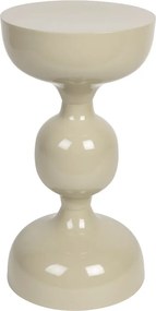 Măsuță auxiliară rotundă din metal ø 31 cm Lars – White Label