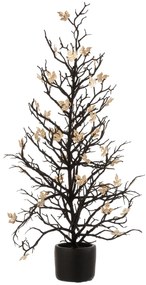 Decoratiune, Material sintetic, Negru, 8x8x71