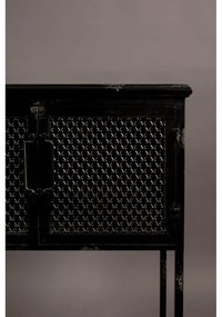 Dulap vinotecă negru din metal 60x81 cm Denver – Dutchbone