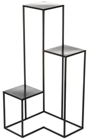 Suport flori KASKADA 85x40 cm negru