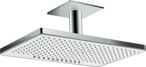 Hansgrohe Rainmaker Select cap de duș 46.6x30 cm dreptunghiular crom-alb 24014400