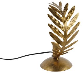 Lampă de masă vintage de aur mic - Botanica