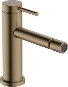 Baterie bideu Hansgrohe Tecturis S cu ventil Pop-Up bronz periat
