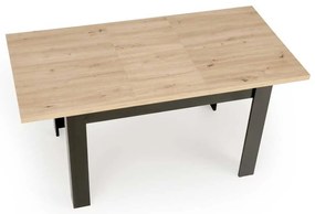 Masă de bucătărie Aseado, stejar artisan / negru
