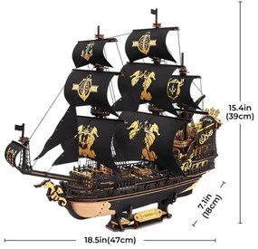 RoboTime - Puzzle mecanic 3D: Velier și Căluț de mare