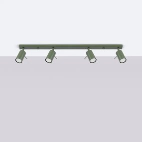 Spot Sollux SL.1504 RING 4xGU10/10W/230V verde