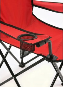 Scaune Pliabile cu Cotiere și Suport,  Pentru Camping sau Grădină