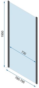 Cabina dus REA Rapid Slide Chrome