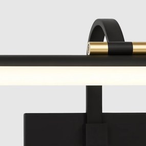 Aplica LED pentru oglindă de baie VINCI, 12 W, 230 V, 40 cm, IP44, negru