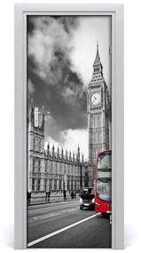 Autocolante pentru usi Ușă autoadeziv pe Big Ben, Londra