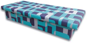 Pat de o persoană (canapea) 80 cm Janae 10 (Gusto 4A turcoaz). 793085